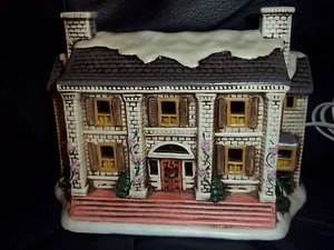 Lefton Lighted House 1988 Designed by Bryon Wood Geo Lefton GUC - Picture 1 of 3