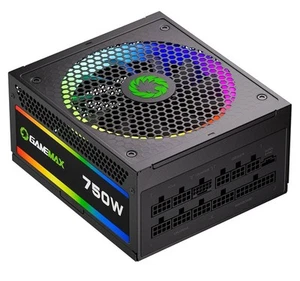 Game Max G750-RGB Power Supply 750W Fully Modular 80+ Gold NEW-Open box - Bild 1 von 5