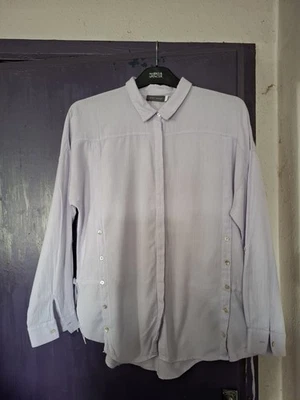 MINT VELVET LILAC COTTON SHIRT..SIZE 16..LADIES - Image 1 of 4