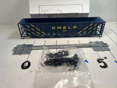 Roundhouse HO 54FT OPEN 5-Bay HOPPER - BM&LP 316- - Image 1 of 4