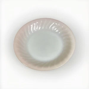Fire King Anchor Hocking Oven Ware Pink Swirl Saucer Replacement Bowl Plate Dish - Picture 1 of 3