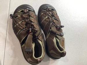Keen Sandals 3 Y Newport H2 Brown Waterproof Sandals Shoes Sz 3 Big Kids - Picture 1 of 9