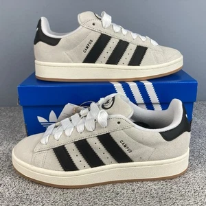 Adidas Campus 00s Damenschuhe Größe 10 kristallweiß/kernschwarz/cremeweiß GY0042 - Bild 1 von 9