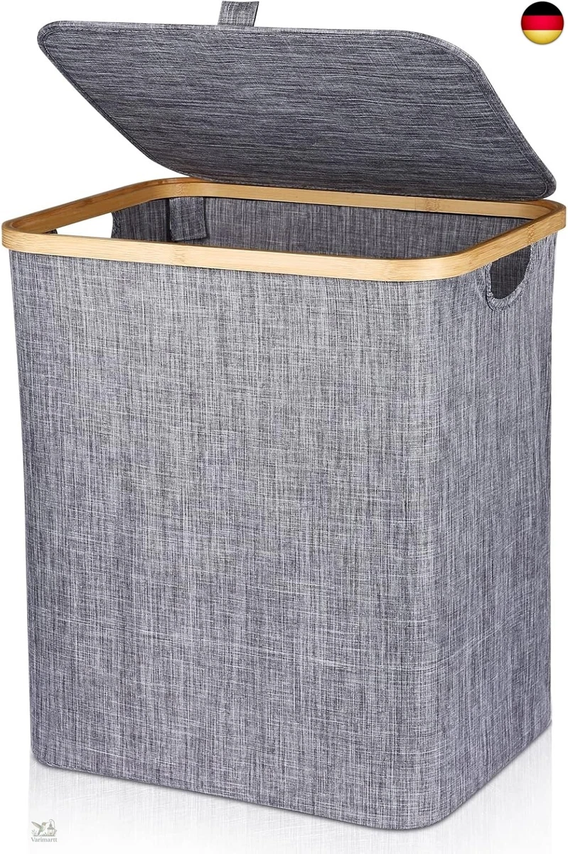 Pop-Up Wäschekorb Aus Netzstoff Rosarot – Zusammenklappbar Mit Seitentasche (61x36x36 Cm)