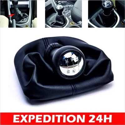 POMMEAU LEVIER DE VITESSE MANUEL SOUFFLET pour CITROEN C3 C4 C5 XSARA 5 VITESSES - Image 1 of 4