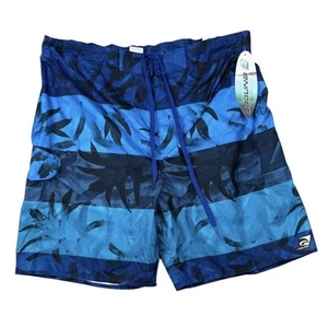 LAGUNA Retro Herren bunte Blumen Hawaii Aloha Surf Strand Board Shorts XXL - Bild 1 von 6