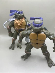 2002,2005 Playmates Teenage Mutant Ninja Turtles TMNT Donatello flexible Figur - Bild 1 von 6