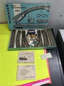 Rare. MARKLIN electromagnetic switches ref 5090 with box. Very Good Condition  - Picture 1 of 19