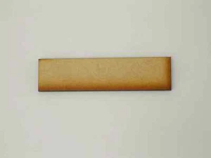 MDF Wooden Miniature Wargaming Base 10 x 80mm x 20mm Laser Cut 3mm Thick - Imagen 1 de 1