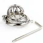 Stainless Steel Male Chastity Device Screw Lock Small Chastity Cage Lock Ring