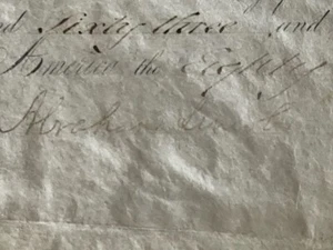 ABRAHAM LINCOLN SIGNED PARTIAL DOCUMENT, PRESIDENT, TURNING POINT OF CIVIL WAR - Picture 1 of 3