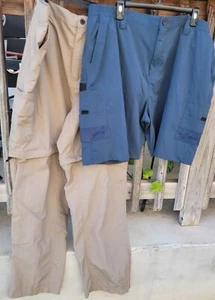 2 Magellan Fischausrüstung Shorts und Hose Herren 3XL Cargo abnehmbare Beine - Bild 1 von 16