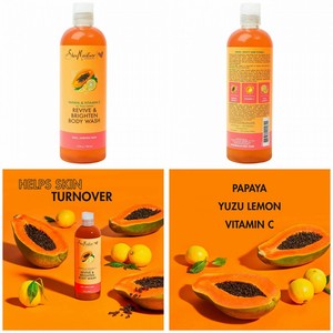 shea moisture revive and brighten body wash