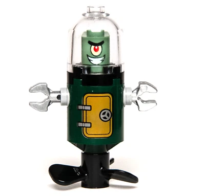 Lego Plankton (bob027) Minifigure - SpongeBob SquarePants 3815 - Image 1 of 4