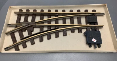 G  LGB Lehmann-Gross-Bahn 1210 Manual LH Turnout - R1 30 Degrees G0740 LZ - Image 1 of 4