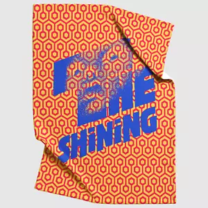 The Shining Rug Pattern Movie Horror Kubrick 60" x 80" Super Soft Sherpa Blanket - Picture 1 of 3