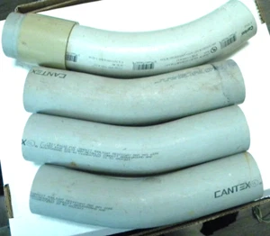 Menge 4 - 2" PVC 45 Ellenbogen Carlon & Cantex SIEHE Bilder - Bild 1 von 1