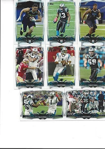 2014 Topps Carolina Panthers Team Set Cam Newton Luke Kuechly Benjamin Olsen 14 - Picture 1 of 1