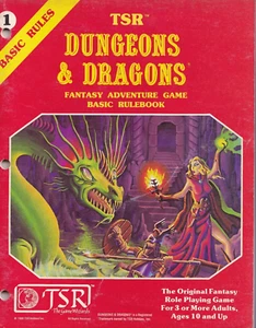 D&D Fantasy Adventure Game Basic Rulebook 1 1981 Used VTG - Picture 1 of 5