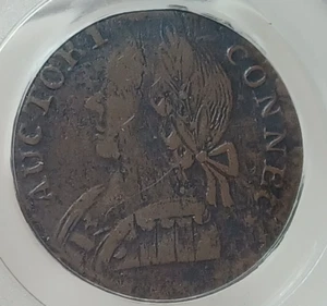 1788 Mailed Bust Left Connecticut Colonial, PCGS VF 20 JBSC - Picture 1 of 7
