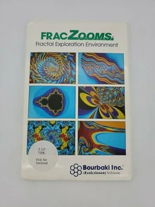 Vintage FRAC ZOOMS Fractal Exploration Environment  Bourbaki Inc Software - Afbeelding 1 van 10