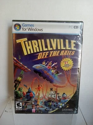 Video Game PC Thrillville Off the Rails Games For Window New Sealed - Image 1 of 4