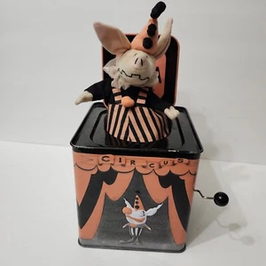 Schylling Olivia El Cerdo Jack-in-the-Box 2003 Circo VIDEO - Imagen 1 de 24