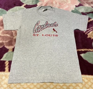 Camisa De Colección St Louis Cardinals Lee Deportiva Bordada Gris Talla Adulto Mediana Bonita🔥 - Imagen 1 de 7