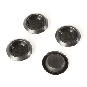 1" Floor Drain Plug 4 Piece Kit for Jeep CJ7 CJ8 76-86 12029.21 Omix-Ada Black - Picture 1 of 1