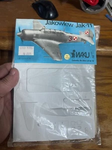 JAKOWLEW JAK-11 1/72 scale vacuform highly detailed surface hard kit to find! - Picture 1 of 9