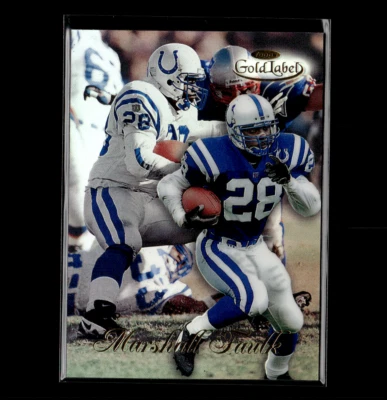 1998 Topps Gold Label Marshall Faulk #11 - Image 1 of 2