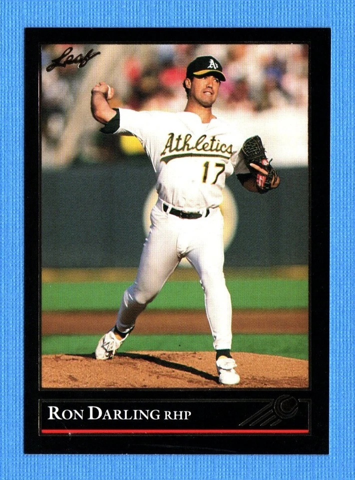 1992 Leaf Black Gold #447 Ron Darling Athletics - Image 1 of 1