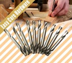 30 pc pcs HSS Double End Ended Drill Bits Bit 5/32" 4mm Aluminium Steel Drill - Picture 1 of 8