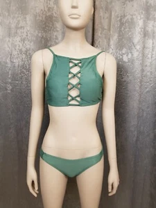 Unbranded 2 Piece Bikini Sage Green Color - Picture 1 of 6