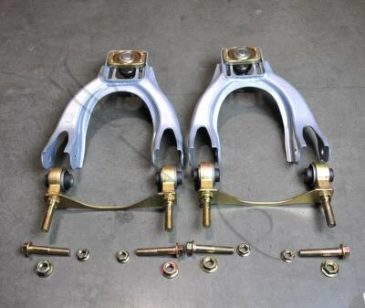 For Civic 92-95 EG Integra DC2 Front Upper Camber+Replacement Bushing Kit Silver - Изображение 1 из 3