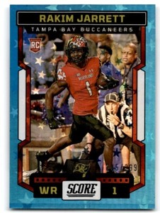 2023 SCORE STARS RAKIM JARRETT RC /299 TAMPA BAY BUCCANEERS #359