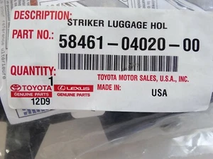 05-2024 OEM TOYOTA TACOMA Bed Rail Tie-Down Cleats 58461-04020-00 4Pk New Sealed - Picture 1 of 4
