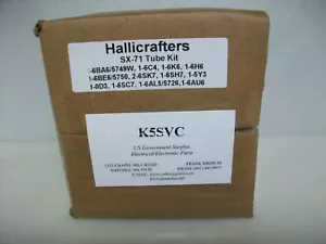 ZESTAW RUR HALLICRAFTERS SX-71 - Zdjęcie 1 z 2