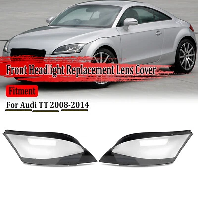 Tapa transparente de la cubierta del faro delantero para Audi TT 2008-2014 izquierda derecha Foto 1 de 4