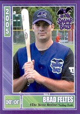 2005 Keene Swamp Bats Team Issue #23 Brad Feltes Alpharetta Georgia GA Card