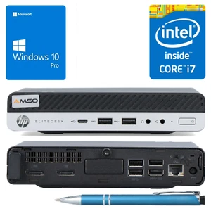 HP EliteDesk 800 G3 mini PC i7-6700T 8/16/32GB - 0/240/480/960GB SSD Windows 10 - Bild 1 von 16