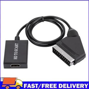 Portable HDMI-Compatible to Scart Converter 720P / 1080P Video Audio Adapter - Afbeelding 1 van 12