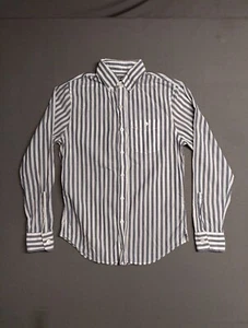Todd Snyder Shirt Mens XS Blue Stripe Cotton Long Sleeve Button Up Oxford EUC - Picture 1 of 12