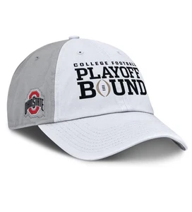 Nike Ohio State College Football 2025 Playoff Bound Adjustable Hat M/L Gray - Picture 1 of 4