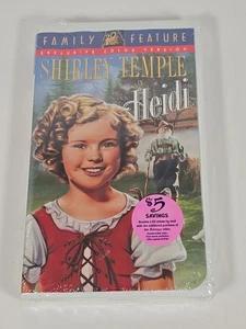 Shirley Temple: Heidi (VHS, 1937) Family Feature - Picture 1 of 3