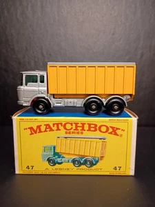 Matchbox #47C Daf Tipper Container Truck 1968 In Crisp Original E4 Box - Picture 1 of 18