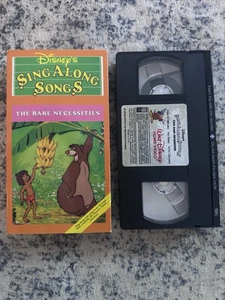 Disney's Sing Along Songs - The Bare Necessities VHS- (1987) - Picture 1 of 7