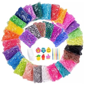 15000+ Loom Rubber Band Refill Kit 31 Colors, Bracelet Making Kit Kids Weaving D - Picture 1 of 7