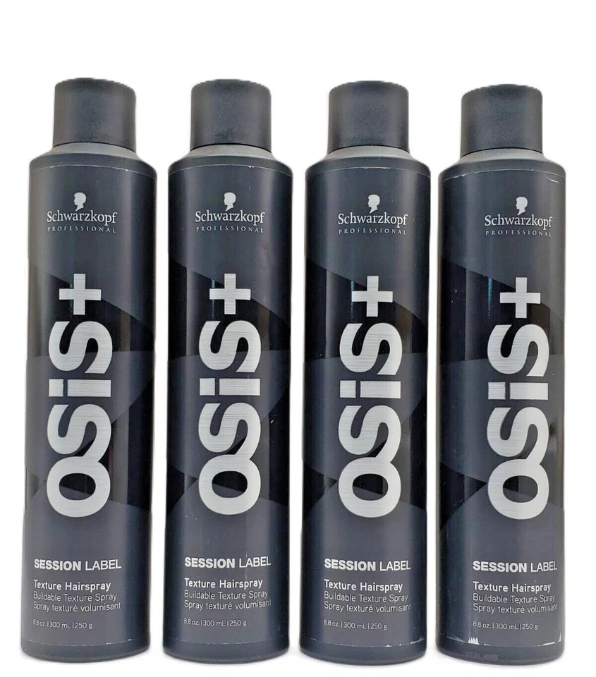 Schwarzkopf Professional Osis+ Session Label textura spray para el cabello 8,8 oz - Paquete de 4 Foto 1 de 1
