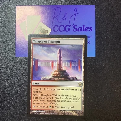 MTG - Temple of Triumph - Theros - Near Mint - Image 1 of 2
